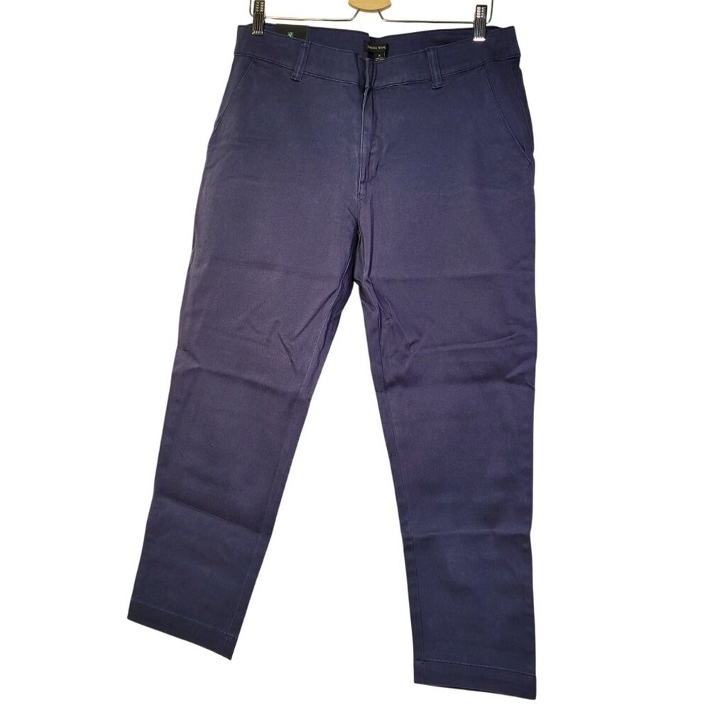Banana Republic Women's Cropped Chino Pants Blue Size 14